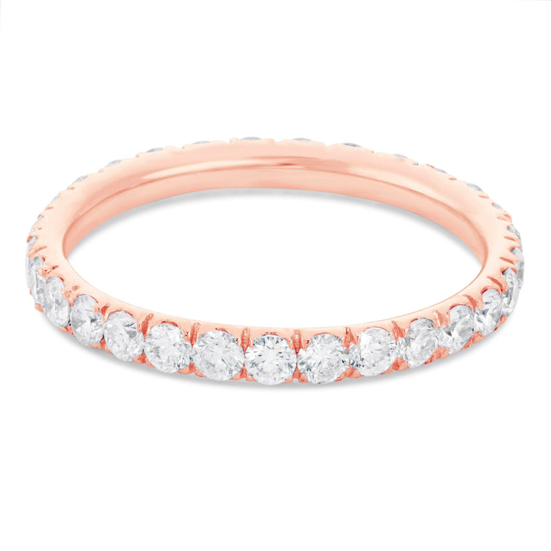 Diamond Eternity Band - Shyne Jewelers Rose Gold 4 Shyne Jewelers