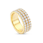 Diamond Eternity Band - Shyne Jewelers SJ15542RG Yellow Gold Shyne Jewelers