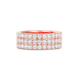 Diamond Eternity Band - Shyne Jewelers SJ15542RG Rose Gold Shyne Jewelers