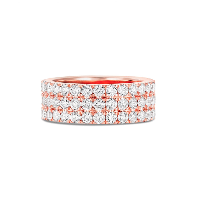 Diamond Eternity Band - Shyne Jewelers SJ15542RG Rose Gold Shyne Jewelers