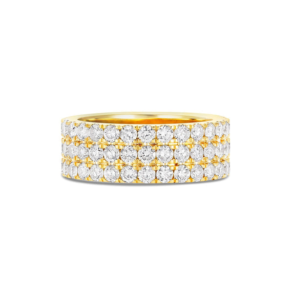 Diamond Eternity Band - Shyne Jewelers SJ15542RG Yellow Gold Shyne Jewelers