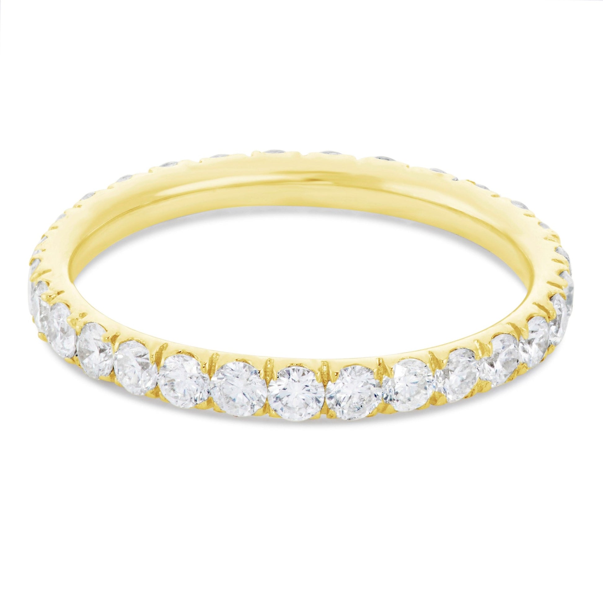 Diamond Eternity Band - Shyne Jewelers Yellow Gold 4 Shyne Jewelers