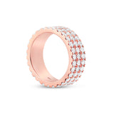 Diamond Eternity Band - Shyne Jewelers SJ15542RG Rose Gold Shyne Jewelers