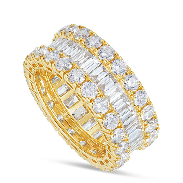 Diamond Eternity Ring - Shyne Jewelers L1220008 4 Yellow Gold Shyne Jewelers