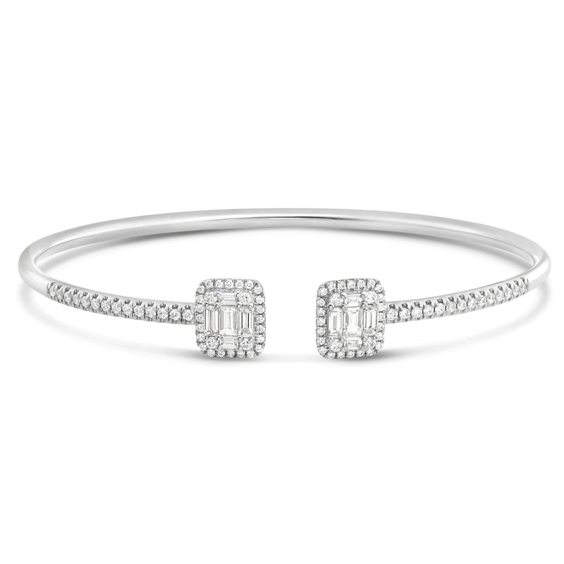 Diamond Fashion Bangle - Shyne Jewelers White Gold Shyne Jewelers