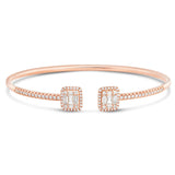 Diamond Fashion Bangle - Shyne Jewelers Rose Gold Shyne Jewelers