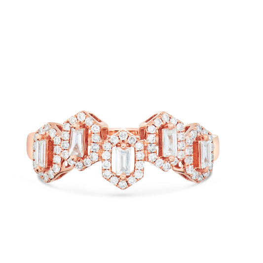 Diamond Fashion Ring - Shyne Jewelers Rose Gold 4 Shyne Jewelers