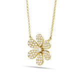 Diamond Flower Necklace - Shyne Jewelers 165-00205 Shyne Jewelers