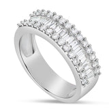 Diamond Half Eternity Ring - Shyne Jewelers L1217980 4 Shyne Jewelers