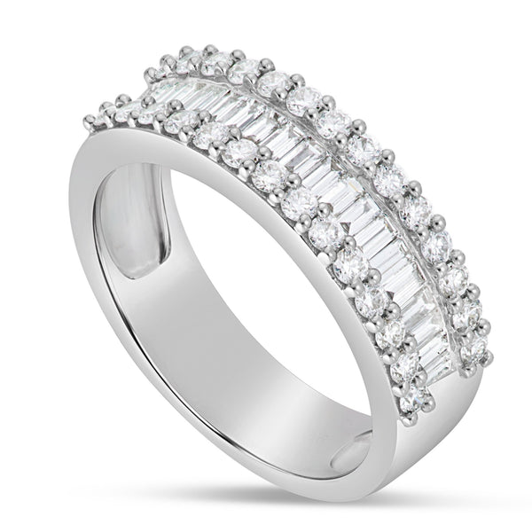 Diamond Half Eternity Ring - Shyne Jewelers L1217980 4 Shyne Jewelers