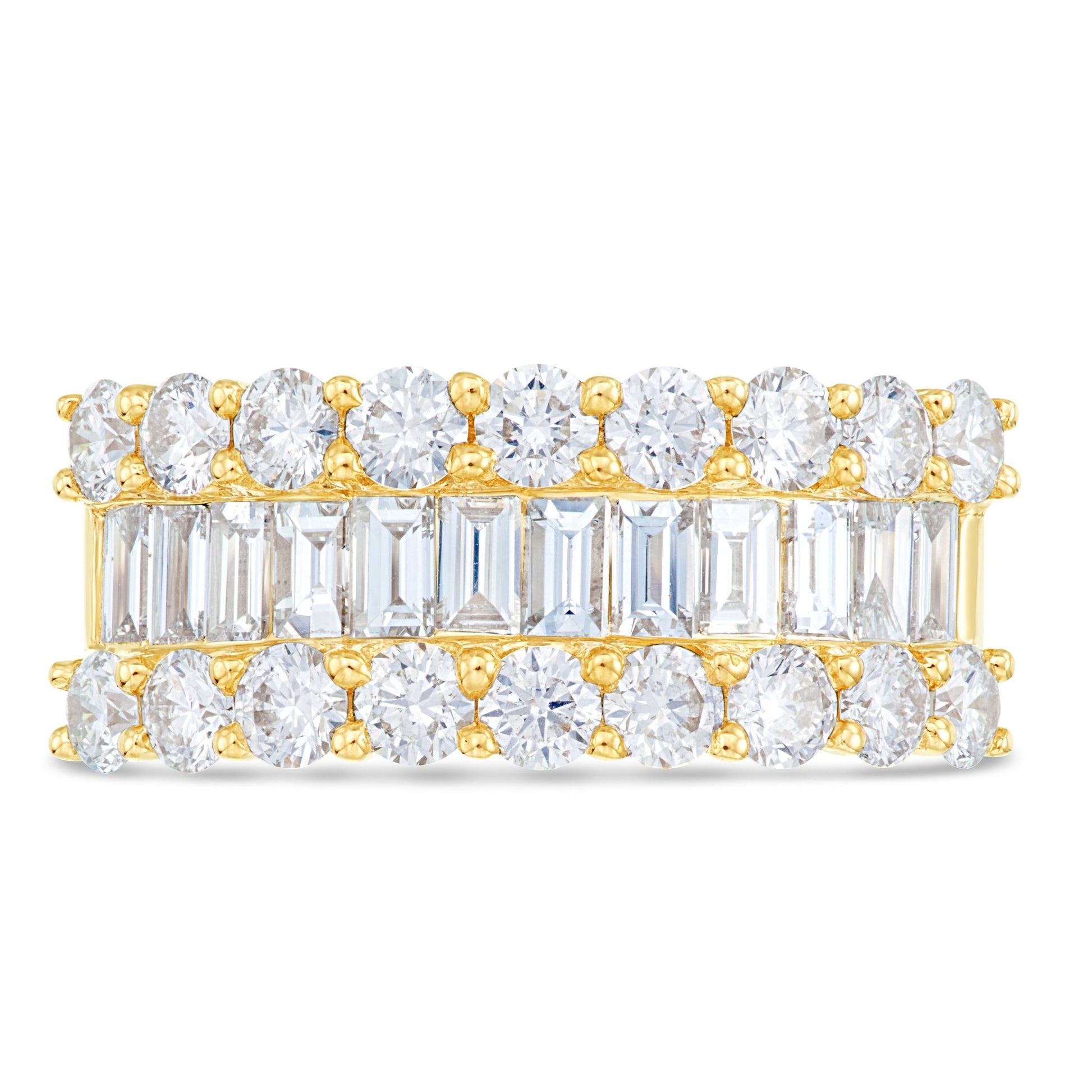 Diamond Half Eternity Ring - Shyne Jewelers L1217937 4 Shyne Jewelers