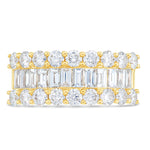 Diamond Half Eternity Ring - Shyne Jewelers L1217937 4 Shyne Jewelers