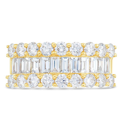 Diamond Half Eternity Ring - Shyne Jewelers L1217937 4 Shyne Jewelers
