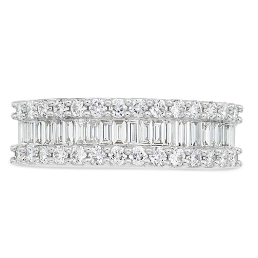 Diamond Half Eternity Ring - Shyne Jewelers L1217980 4 Shyne Jewelers