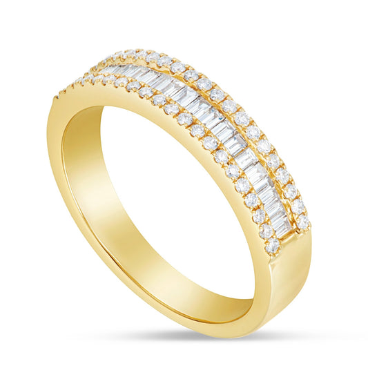 Diamond Half Eternity Ring - Shyne Jewelers L1220094 4 Shyne Jewelers