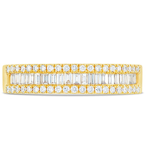 Diamond Half Eternity Ring - Shyne Jewelers L1220094 4 Shyne Jewelers