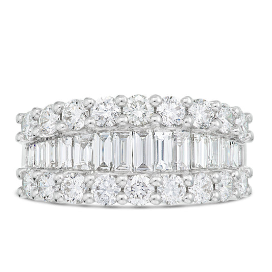 Diamond Half Eternity Ring - Shyne Jewelers L1215868 4 Shyne Jewelers