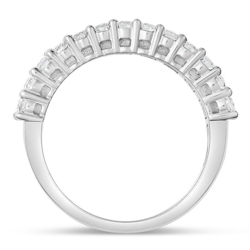 Diamond Half Eternity Ring - Shyne Jewelers L1218253 4 Shyne Jewelers