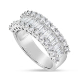 Diamond Half Eternity Ring - Shyne Jewelers L1218253 4 Shyne Jewelers