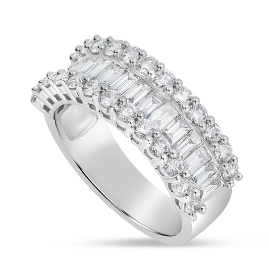 Diamond Half Eternity Ring - Shyne Jewelers L1218253 4 Shyne Jewelers