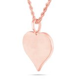 Diamond Heart Picture Pendant, 1 Inch - Shyne Jewelers 160-00323 10K Rose Gold SI1 Shyne Jewelers