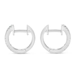 Diamond Huggy Earrings, Small - Shyne Jewelers DE10524 White Gold Shyne Jewelers