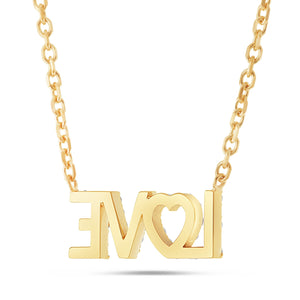 Diamond LOVE Pendant - Shyne Jewelers Yellow Gold Shyne Jewelers