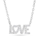Diamond LOVE Pendant - Shyne Jewelers White Gold Shyne Jewelers