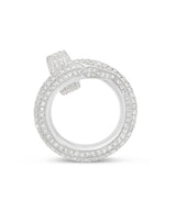 Diamond Nail Statement Ring - Shyne Jewelers 135-00101 White Gold 4 Shyne Jewelers