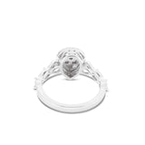 Diamond Pear Cluster Engagement Ring - Shyne Jewelers 130-00149 White Gold Shyne Jewelers