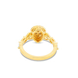 Diamond Pear Cluster Engagement Ring - Shyne Jewelers 130-00149 Yellow Gold Shyne Jewelers
