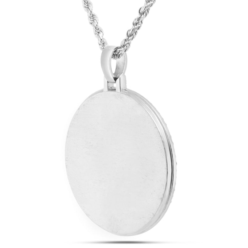 Diamond Picture Pendant, 2 Inches - Shyne Jewelers 160-00055 White Gold 10KT Gold SI Shyne Jewelers