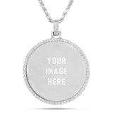 Diamond Picture Pendant, 2 Inches - Shyne Jewelers 160-00055 White Gold 10KT Gold SI Shyne Jewelers