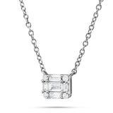 Diamond Rectangle Baguette Necklace - Shyne Jewelers Shyne Jewelers