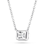 Diamond Rectangle Baguette Necklace - Shyne Jewelers Shyne Jewelers