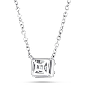 Diamond Rectangle Baguette Necklace - Shyne Jewelers Shyne Jewelers
