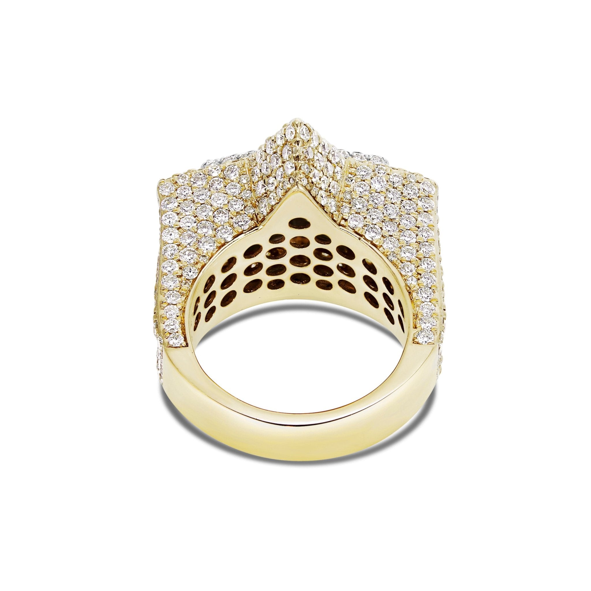 10K Gold 9.40ct Star Shaped Diamond Ring – SHYNE JEWELERS