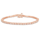 Diamond Tennis Bracelet, 2.2 mm - Shyne Jewelers Rose Gold Shyne Jewelers