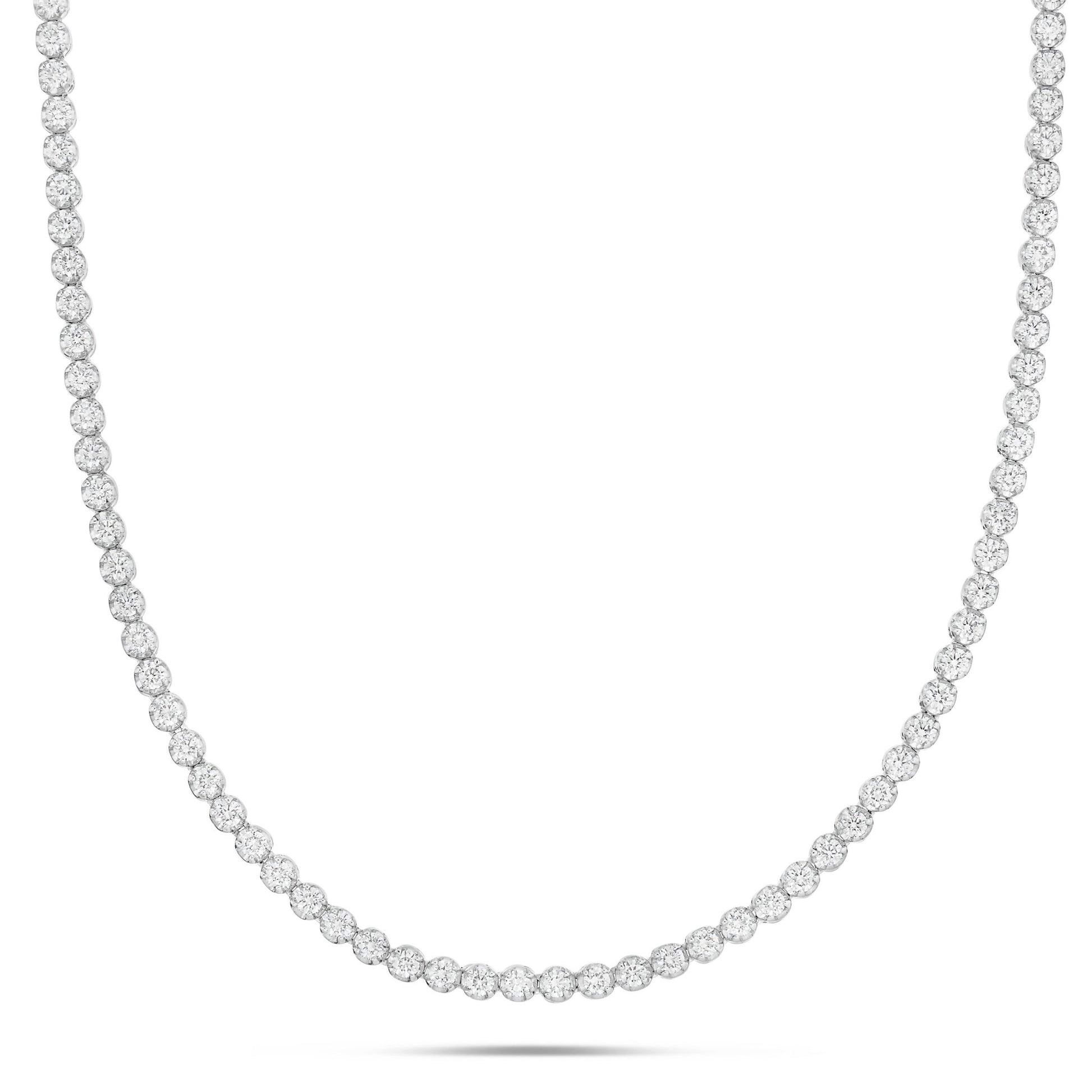 Diamond Tennis Chain, 3.5 mm - Shyne Jewelers White Gold Shyne Jewelers