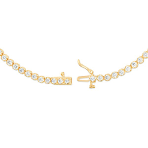 Diamond Tennis Chain, 3.5 mm - Shyne Jewelers Yellow Gold Shyne Jewelers