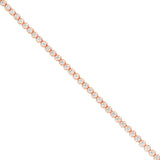 Diamond Tennis Chain, 3.5 mm - Shyne Jewelers Rose Gold Shyne Jewelers