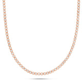 Diamond Tennis Chain, 3.5 mm - Shyne Jewelers Rose Gold Shyne Jewelers