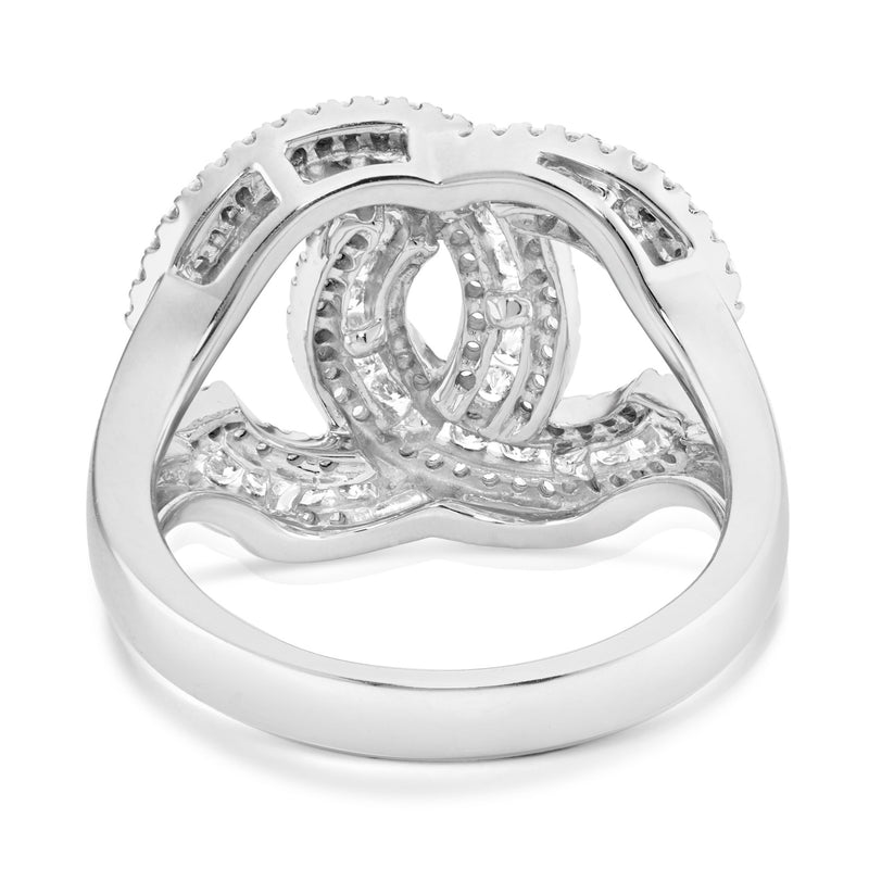 Double C Diamond Statement Ring - Shyne Jewelers 4 Shyne Jewelers