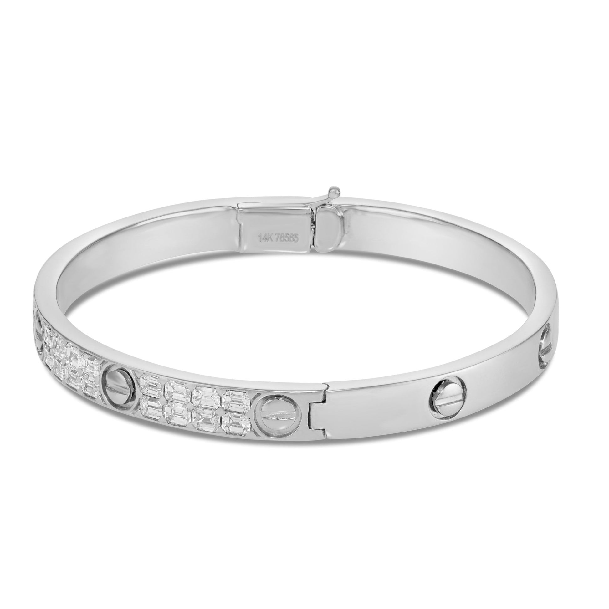 Emerald Cartier Love Bangle - Shyne Jewelers CLB_EMR White Gold Shyne Jewelers