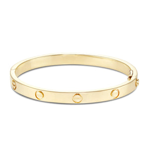 Emerald Cartier Love Bangle - Shyne Jewelers CLB_EMR Yellow Gold Shyne Jewelers