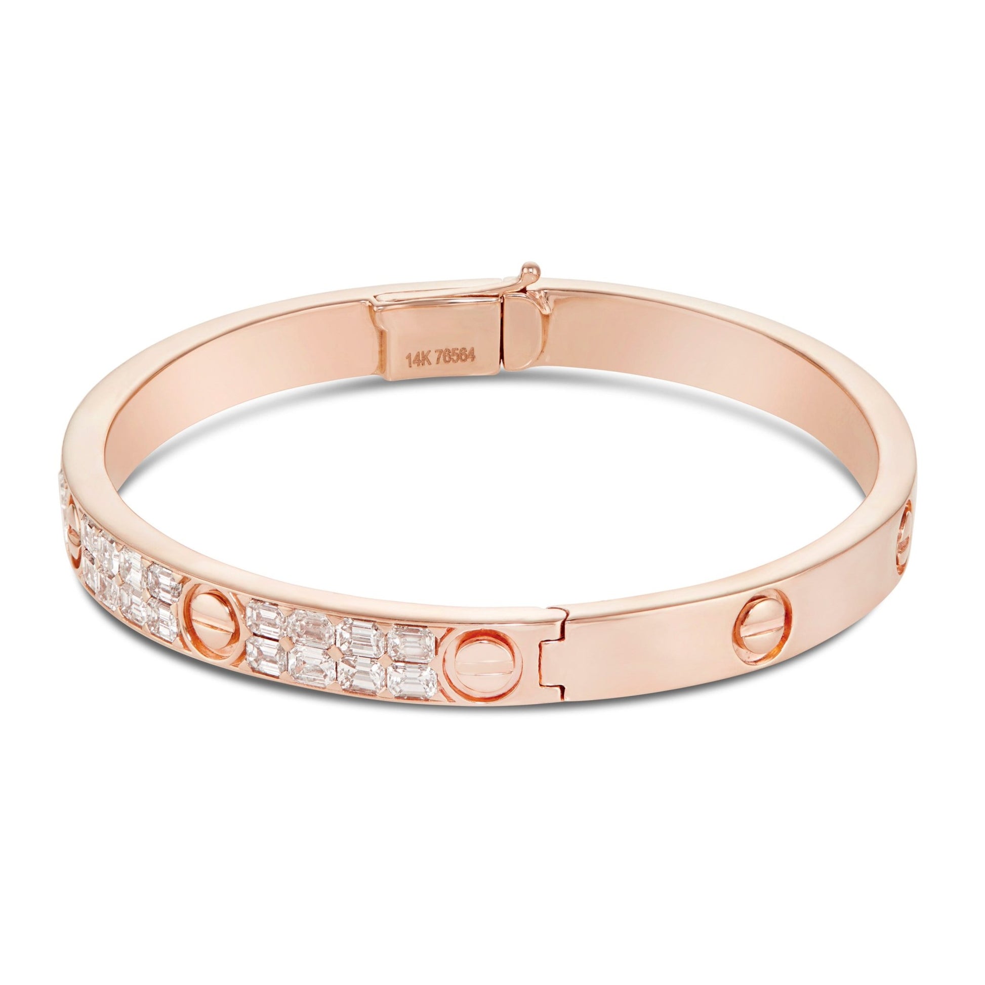 Emerald Cartier Love Bangle - Shyne Jewelers CLB_EMR Rose Gold Shyne Jewelers