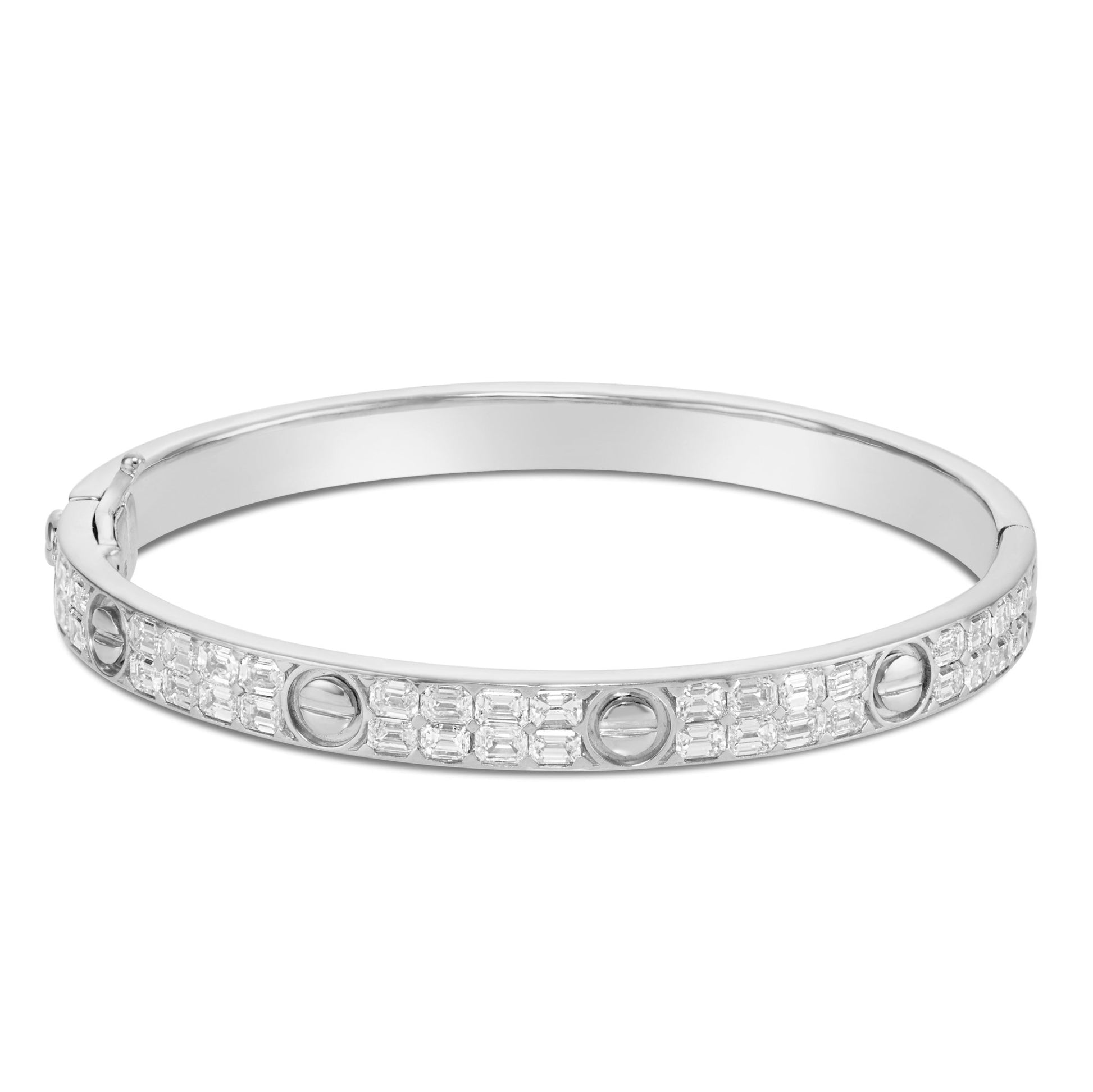 Emerald Cartier Love Bangle - Shyne Jewelers CLB_EMR White Gold Shyne Jewelers