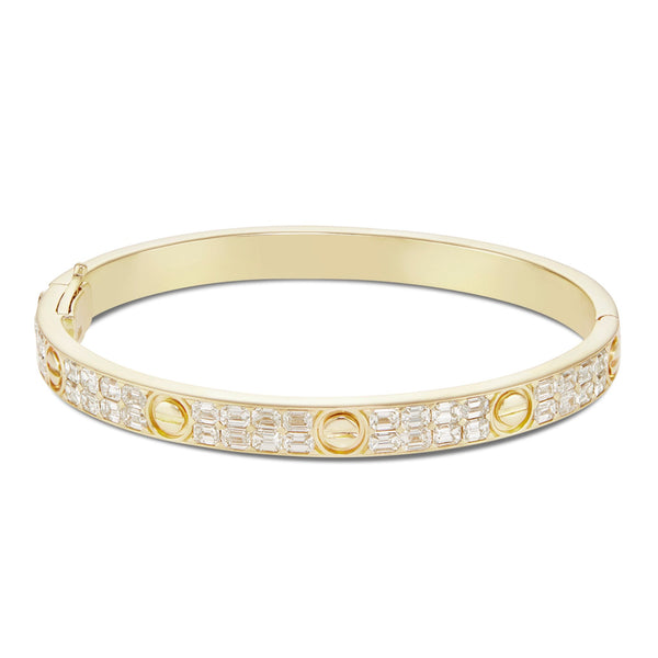 Emerald Cartier Love Bangle - Shyne Jewelers CLB_EMR Yellow Gold Shyne Jewelers