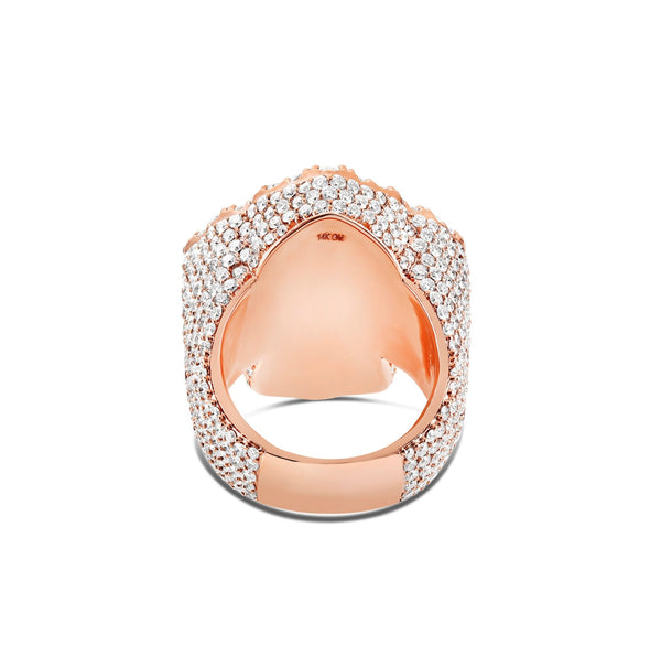 Emerald Cross Diamond Ring - Shyne Jewelers 135-00204 Shyne Jewelers