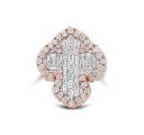 Emerald Cross Diamond Ring - Shyne Jewelers 135-00204 Shyne Jewelers